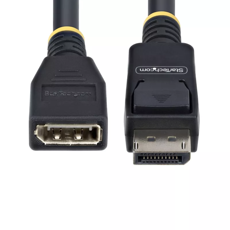 StarTech.com 3m DisplayPort 1.4 Verlängerungskabel, DP 1.4 Port-Saver-Kabel, 8K 60Hz, DP-Stecker auf DP-Buchse Verlängerungskabel, DisplayPort-Verlängerungskabel, TPE-Mantel, Stecker/Buchse