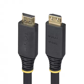 StarTech.com 10,6 m aktives High-Speed-HDMI-Kabel mit griffigen Steckern, 4K 60 Hz/1440p 144 Hz, HDR10/HDCP 2.2/ARC, 18 Gbit/s, UHD HDMI 2.0 Kabel für TV/Monitor/Anzeige, TPE-Mantel