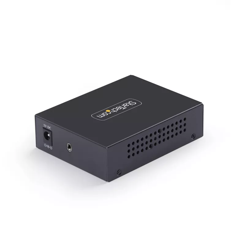StarTech.com 10GbE SFP+ Fiber-Medienkonverter, 10 Gigabit Ethernet RJ-45 zu 10GBASE-X SFP+, Singlemode, Multimode, 16K Jumbo Frames, TAA-konform