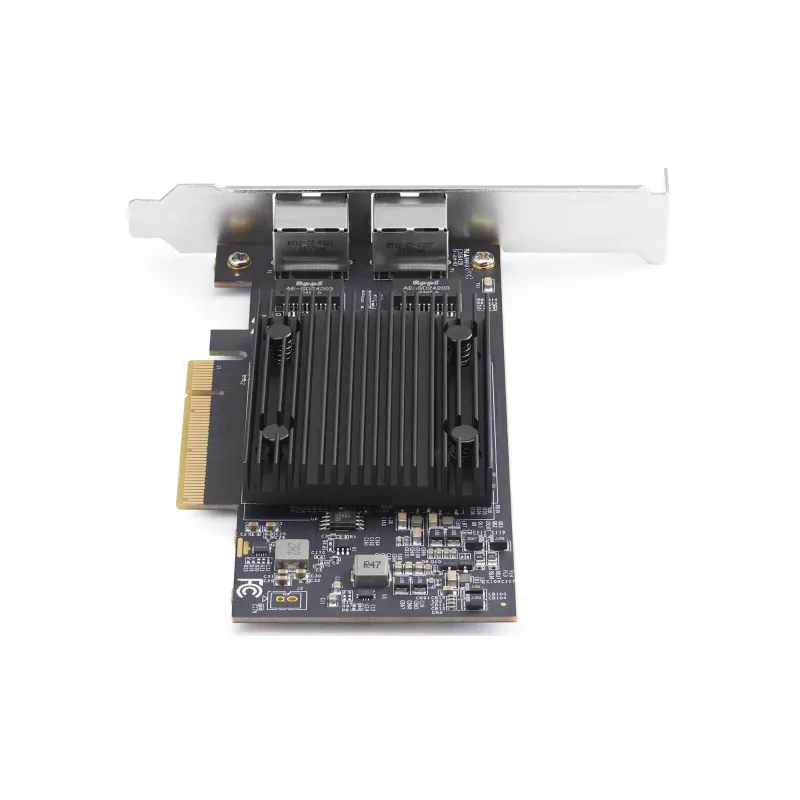 StarTech.com 2-Port PCIe 10Gb Ethernet Netzwerkkarte, 10GbE Netzwerkschnittstellenkarte, Broadcom BCM57416 Chipsatz, Dual RJ45 10GBase-T/Gigabit, NIC-Karte, TAA