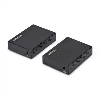 StarTech.com VDSL2 Ethernet Extender Kit über Einzelpaar-Draht, bis zu 0,6 Meilen (1 km) Reichweite, LAN-Repeater über Telefonleitung/CAT5e/CAT6, bis zu 300 Mbit/s, Ersatz für 110VDSLEXTEU – TAA