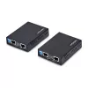 StarTech.com VDSL2 Ethernet Extender Kit über Einzelpaar-Draht, bis zu 0,6 Meilen (1 km) Reichweite, LAN-Repeater über Telefonleitung/CAT5e/CAT6, bis zu 300 Mbit/s, Ersatz für 110VDSLEXTEU – TAA