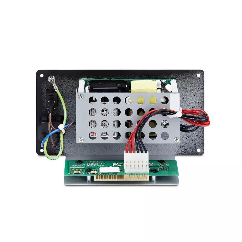 StarTech.com Redundantes Netzteil für MCM15-MEDIA-CHASSIS, 130 W AC, 100–240 V Eingang, werkzeugloses Hot-Swap-Design, lüfterlose Kühlung, TAA-konform