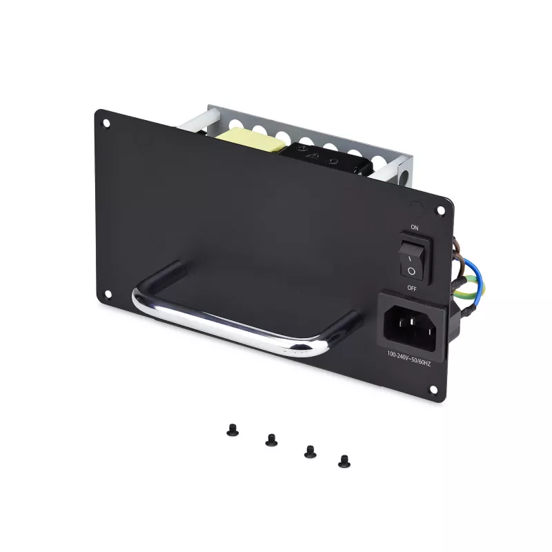 StarTech.com Redundantes Netzteil für MCM15-MEDIA-CHASSIS, 130 W AC, 100–240 V Eingang, werkzeugloses Hot-Swap-Design, lüfterlose Kühlung, TAA-konform