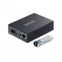 StarTech.com Gigabit Ethernet Kupfer-zu-Faser Medienkonverter, SM LC, 20 km, 10/100/1000 Mbit/s, RJ45 auf LC, Vollmetall, 9K Jumbo Frames, TAA-konform