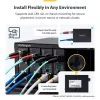 StarTech.com Gigabit Ethernet Kupfer-zu-Faser Medienkonverter, SM LC, 20 km, 10/100/1000 Mbit/s, RJ45 auf LC, Vollmetall, 9K Jumbo Frames, TAA-konform