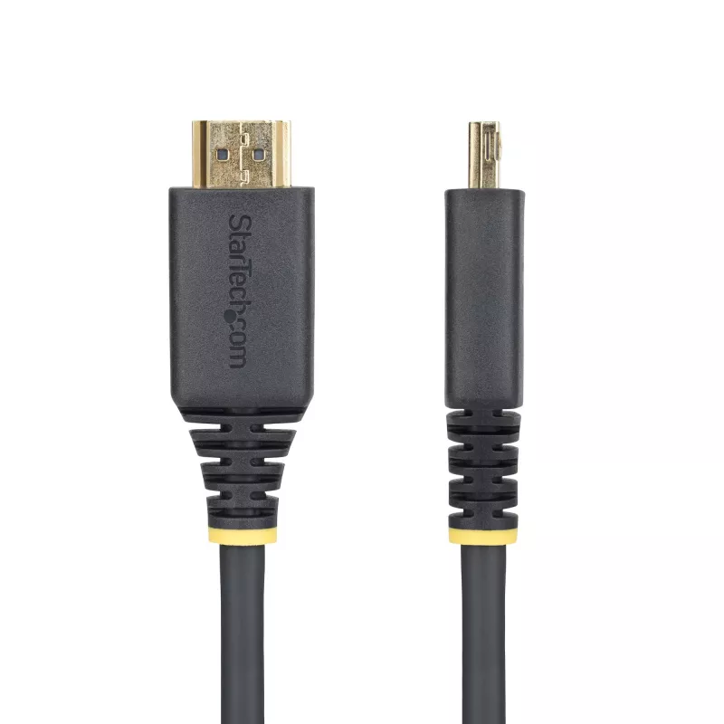 StarTech.com 2,4 m High-Speed-HDMI-Kabel mit Griffsicheren Steckern, 4K 60Hz/1440p 144Hz, HDR10/HDCP 2.2/ARC, 18 Gbit/s, UHD HDMI 2.0 Kabel für TV/Monitor/Display, TPE-Mantel