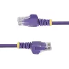 StarTech.com 3m Lila schlank CAT6 Ethernet-Kabel, rastnasenschutz, 100W PoE, UTP, LSZH, 28AWG reines blankes Kupfer, schlank RJ45 Netzwerk-Patchkabel mit Zugentlastung, einzeln getestet