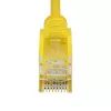 StarTech.com 7m Gelb schlank CAT6 Ethernet-Kabel, rastnasenschutz, 100W PoE, UTP, LSZH, 28AWG reines blankes Kupferkabel, schlank RJ45 Netzwerk-Patchkabel mit Zugentlastung, einzeln getestet