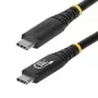 StarTech.com 2 m (6 ft) USB4-Kabel, 20 Gbit/s, USB-IF-zertifiziertes USB-C-Kabel, 240 W PD EPR, 4K 120 Hz DP 1.4, TPE-Mantel, schwarzes USB-C-Kabel