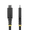 StarTech.com 2 m (6 ft) USB4-Kabel, 20 Gbit/s, USB-IF-zertifiziertes USB-C-Kabel, 240 W PD EPR, 4K 120 Hz DP 1.4, TPE-Mantel, schwarzes USB-C-Kabel
