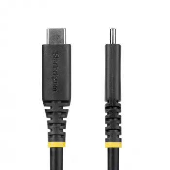 StarTech.com 2 m (6 ft) USB4-Kabel, 20 Gbit/s, USB-IF-zertifiziertes USB-C-Kabel, 240 W PD EPR, 4K 120 Hz DP 1.4, TPE-Mantel, schwarzes USB-C-Kabel