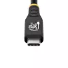 StarTech.com 2 m (6 ft) USB4-Kabel, 20 Gbit/s, USB-IF-zertifiziertes USB-C-Kabel, 240 W PD EPR, 4K 120 Hz DP 1.4, TPE-Mantel, schwarzes USB-C-Kabel