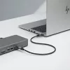 StarTech.com 50cm (1,6ft) USB4-Kabel, 80Gbit/s, USB-IF-zertifiziertes USB-C-Kabel, 240W PD, 8K 120Hz/4K 240Hz DP2.1 DP80, TPE-Mantel, Thunderbolt 4-kompatibel – Schwarzes USB-C-Kabel