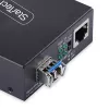 StarTech.com Gigabit Ethernet Kupfer-zu-Glasfaser Medienkonverter, SM LC, 40 km, 10/100/1000 Mbit/s, RJ45 auf LC, Vollmetall, 9K Jumbo-Frames, TAA-konform