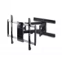StarTech.com Ultraflache, gelenkige TV-Wandhalterung für Flachbildschirme bis 65 Zoll und 45 kg, VESA 600x400, TAA-konforme Low-Profile-Halterung