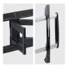 StarTech.com Ultraflache, gelenkige TV-Wandhalterung für Flachbildschirme bis 65 Zoll und 45 kg, VESA 600x400, TAA-konforme Low-Profile-Halterung