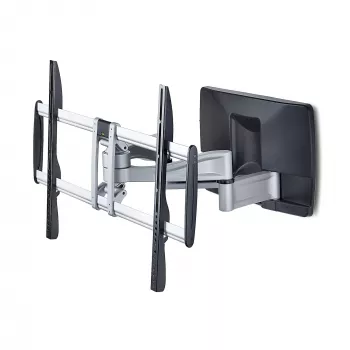 StarTech.com Schwere schwenkbare TV-Wandhalterung für Flachbildschirme bis zu 100 Zoll und 85 kg, VESA 800x500, Low-Profile-Halterung, TAA-konform