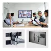 StarTech.com Schwere schwenkbare TV-Wandhalterung für Flachbildschirme bis zu 100 Zoll und 85 kg, VESA 800x500, Low-Profile-Halterung, TAA-konform