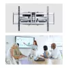 StarTech.com Schwere schwenkbare TV-Wandhalterung für Flachbildschirme bis zu 100 Zoll und 85 kg, VESA 800x500, Low-Profile-Halterung, TAA-konform