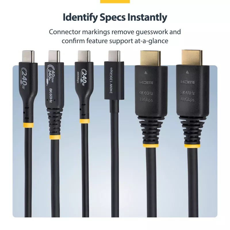 StarTech.com HDMI21-CBL-8K60-4M HDMI-Kabel HDMI Typ A (Standard) Schwarz