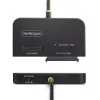 StarTech.com USB-C/USB-A zu M.2 NVMe und 2,5 inch/3,5 inch SATA Adapter, 10 Gbit/s, werkzeugloser externer SSD-Festplattenleser, B+M/M-Key