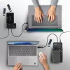 StarTech.com USB-C/USB-A zu M.2 NVMe und 2,5 inch/3,5 inch SATA Adapter, 10 Gbit/s, werkzeugloser externer SSD-Festplattenleser, B+M/M-Key