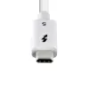 StarTech.com 2,6ft (80cm) Thunderbolt 5 Kabel, 80Gbps/Bis zu 120Gbps, 240W PD, 8K 60Hz, Zertifiziertes Thunderbolt Kabel, Kompatibel mit Thunderbolt 4/USB4/USB-C - Weiß