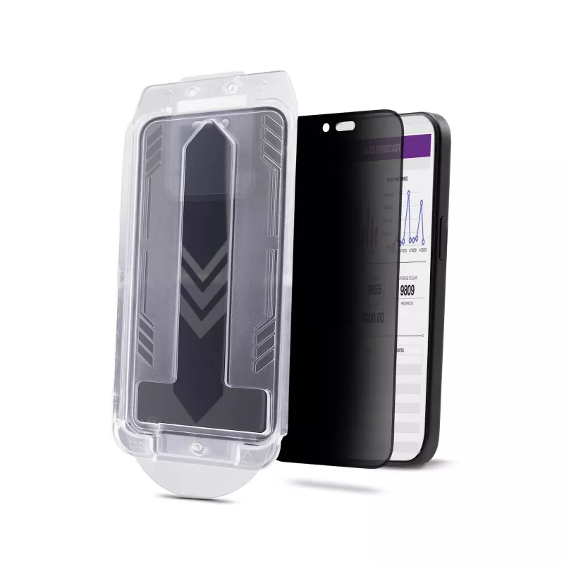 StarTech.com 4-Wege-360-Blickschutzfolie für iPhone 16 Pro Max, unterstützt Hoch-/Querformat, touchfähig, Schutzglas, 4-Wege-Filter, TAA