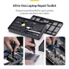 StarTech.com 40-teiliges Computer-Reparatur-Toolkit für Laptop/PC/Elektronik/Telefon, 30-Bit-Präzisionsschraubendreher-Set, abnehmbarer Deckel mit Magnetpad, Hebelwerkzeuge