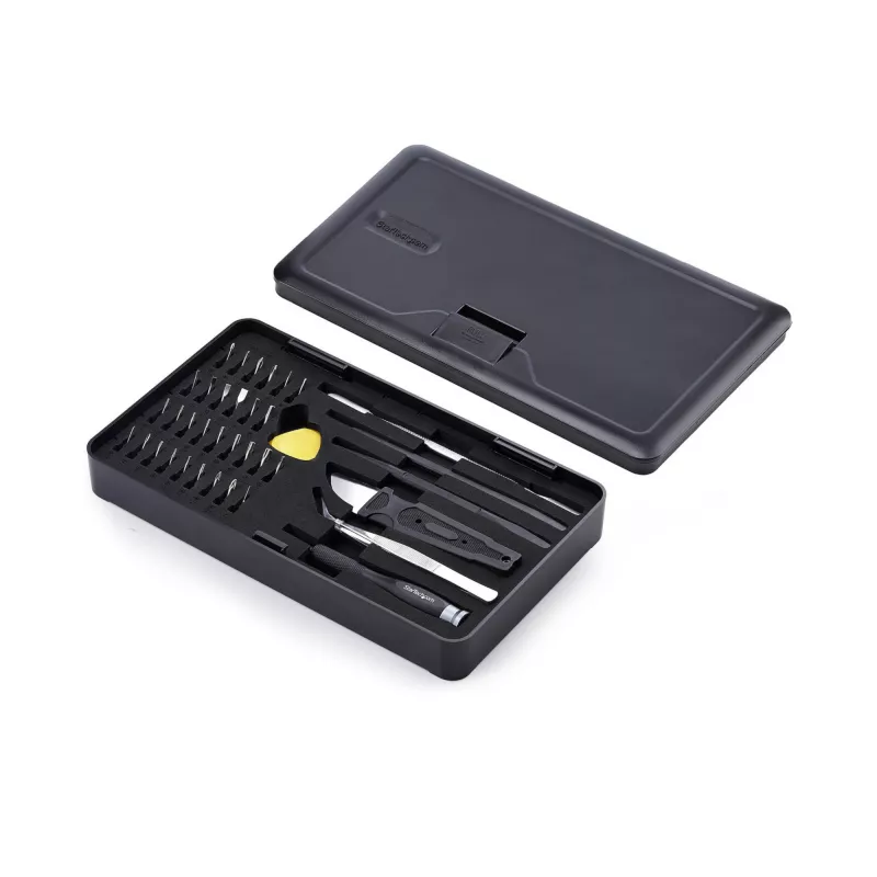 StarTech.com 40-teiliges Computer-Reparatur-Toolkit für Laptop/PC/Elektronik/Telefon, 30-Bit-Präzisionsschraubendreher-Set, abnehmbarer Deckel mit Magnetpad, Hebelwerkzeuge