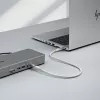 StarTech.com 1,5m USB4-Kabel, 80Gbit/s, USB-IF zertifiziertes USB-C-Kabel, 240W PD, 8K 120Hz/4K 240Hz DP2.1 DP80, TPE-Mantel, Thunderbolt 4 kompatibel – Weißes USB-C-Kabel