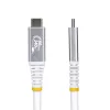 StarTech.com 50cm (1,6ft) USB4-Kabel, 80Gbps, USB-IF-zertifiziertes USB-C-Kabel, 240W PD, 8K 120Hz/4K 240Hz DP2.1 DP80, TPE-Mantel, Thunderbolt 4-kompatibel – Weißes USB-C-Kabel