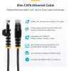 StarTech.com 25 cm weißes schlank CAT6 Ethernet-Kabel, rastnasenschutz, 100 W PoE, UTP, LSZH, 28AWG reine blanke Kupferleitung, schlank RJ45 Netzwerk-Patchkabel mit Zugentlastungen, einzeln getestet