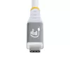 StarTech.com 3 m (10 ft) USB4-Kabel, 20 Gbit/s, USB-IF-zertifiziertes USB-C-Kabel, 60 W PD, 4K 120 Hz DP 1.4, TPE-Mantel, Weißes USB-C-Kabel
