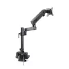 StarTech.com Schreibtisch-Monitorhalterung, für Bildschirme bis 40 Zoll/8 kg, mechanisch federunterstützter Arm, C-Klemme/Tischdurchführung, Installation von oben, werkzeuglose Einstellung