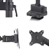 StarTech.com Schreibtisch-Monitorhalterung, für Bildschirme bis 40 Zoll/8 kg, mechanisch federunterstützter Arm, C-Klemme/Tischdurchführung, Installation von oben, werkzeuglose Einstellung