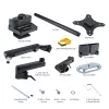 StarTech.com Schreibtisch-Monitorhalterung, für Bildschirme bis 40 Zoll/8 kg, mechanisch federunterstützter Arm, C-Klemme/Tischdurchführung, Installation von oben, werkzeuglose Einstellung