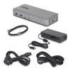 StarTech.com Dual-Monitor USB-C Dockingstation, HDMI, 4K 60Hz, 100W Laptop-Ladung, 1GbE, treiberlos, Multi-Monitor-Dock für Windows