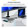 StarTech.com 199UE-USBC-DOCK Laptop-Dockingstation/Port-Replikator Kabelgebunden USB 3.2 Gen 2 (3.1 Gen 2) Typ-C Grau