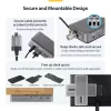 StarTech.com 199UE-USBC-DOCK Laptop-Dockingstation/Port-Replikator Kabelgebunden USB 3.2 Gen 2 (3.1 Gen 2) Typ-C Grau