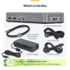 StarTech.com 199UE-USBC-DOCK Laptop-Dockingstation/Port-Replikator Kabelgebunden USB 3.2 Gen 2 (3.1 Gen 2) Typ-C Grau