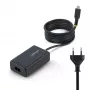 StarTech.com 65W USB-C Laptop-Ladegerät, 1,5 m fest verbundenes USB-C-Kabel, Netzteil für Dell, XPS, HP ProBook, MacBook Pro, Microsoft Surface Pro