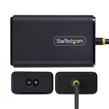 StarTech.com 65W USB-C Laptop-Ladegerät, 1,5 m fest verbundenes USB-C-Kabel, Netzteil für Dell, XPS, HP ProBook, MacBook Pro, Microsoft Surface Pro