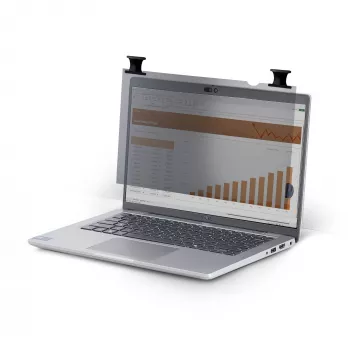 StarTech.com 14,1 Zoll 16:10 Bright Privacy-Blickschutzfilter mit Touch, Flip-Over, 75 % Lichtdurchlässigkeit, blendfreier Blickschutzfilter, +/- 30° Blickwinkel