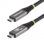 StarTech.com 3m (10ft) USB4-Kabel, 20 Gbit/s, USB-IF zertifiziertes USB-C-Kabel, 60W PD, 4K 120Hz DP 2.1, TPE-Mantel, schwarzes USB-C-Kabel