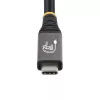 StarTech.com 3m (10ft) USB4-Kabel, 20 Gbit/s, USB-IF zertifiziertes USB-C-Kabel, 60W PD, 4K 120Hz DP 2.1, TPE-Mantel, schwarzes USB-C-Kabel