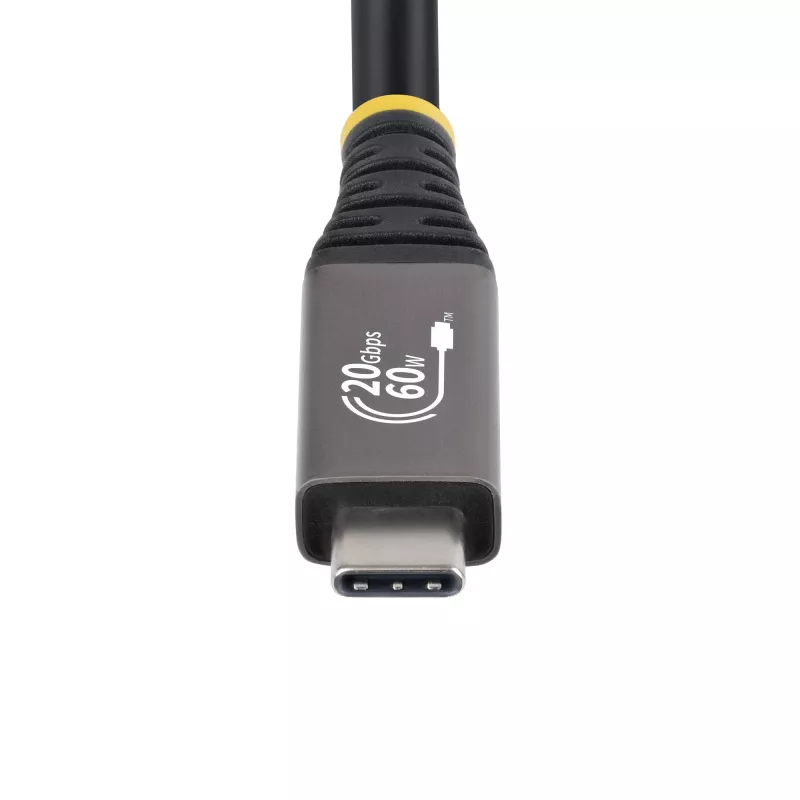 StarTech.com 3m (10ft) USB4-Kabel, 20 Gbit/s, USB-IF zertifiziertes USB-C-Kabel, 60W PD, 4K 120Hz DP 2.1, TPE-Mantel, schwarzes USB-C-Kabel