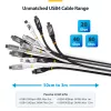 StarTech.com 3m (10ft) USB4-Kabel, 20 Gbit/s, USB-IF zertifiziertes USB-C-Kabel, 60W PD, 4K 120Hz DP 2.1, TPE-Mantel, schwarzes USB-C-Kabel