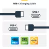 StarTech.com 1m (3ft) Weißes USB-C-Ladekabel, 60W (3A) PD, doppellagiges Nylon-/TPE-Geflecht, robustes USB-C-Ladekabel, USB 2.0 Laptop-Ladekabel